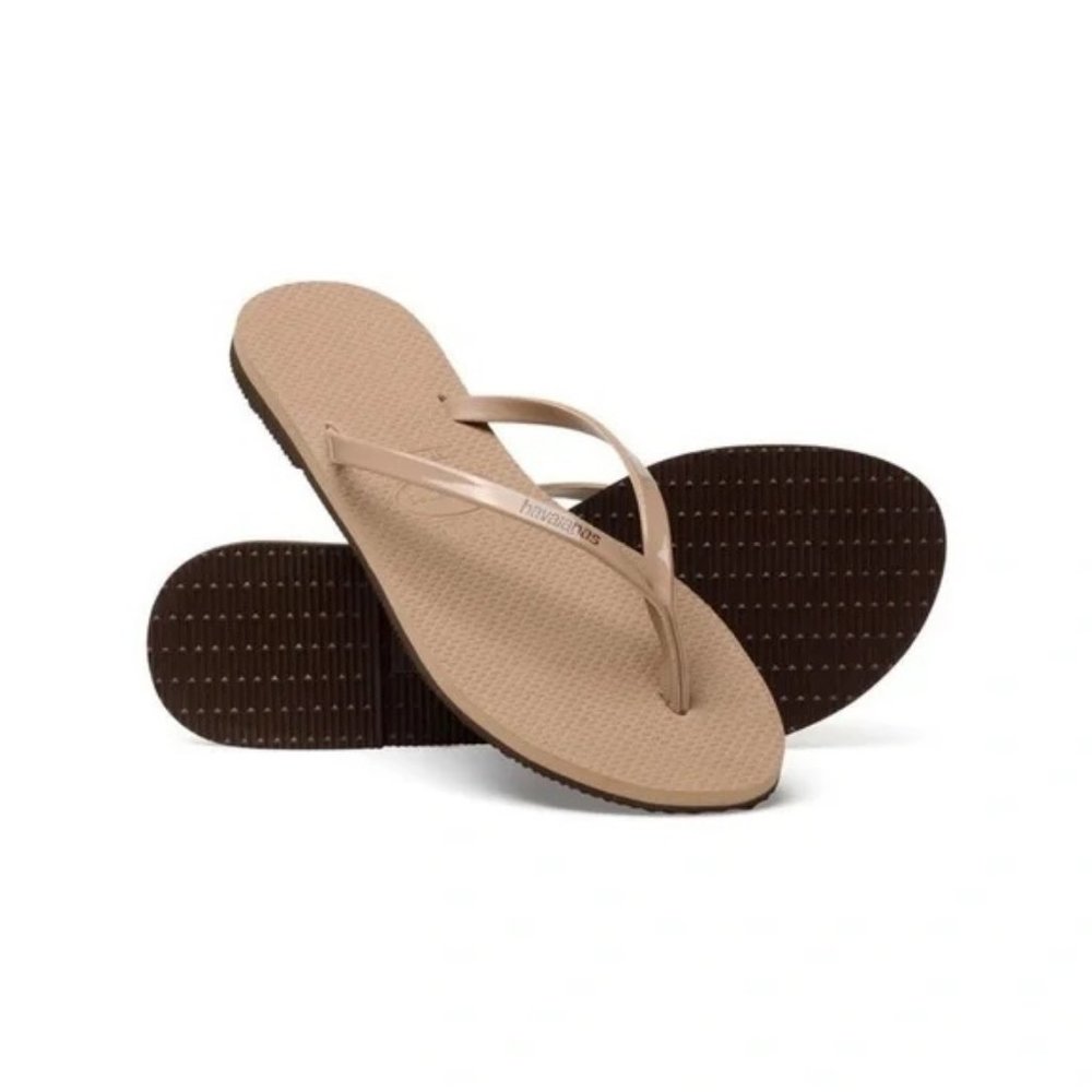 Womens Tan Havaianas Sz 8